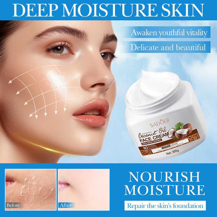 Full English Coconut Oil Nourishing Moisturizing Facial Cream
