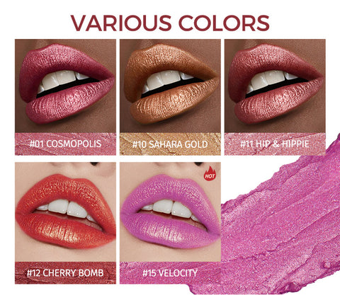 Lip Lipstick Lip Gloss Waterproof Long Lasting Matte Lipstick Glossy Women&